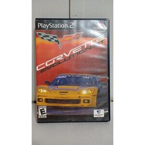 Corvette Evolution GT PS2 (PlayStation 2, 2006) Complete With Manual